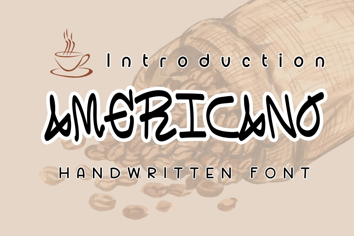 Schriftart Americano