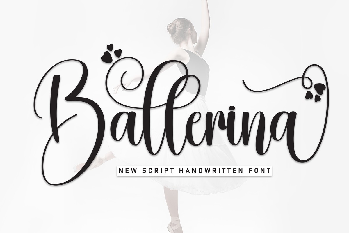 Schriftart Ballerina