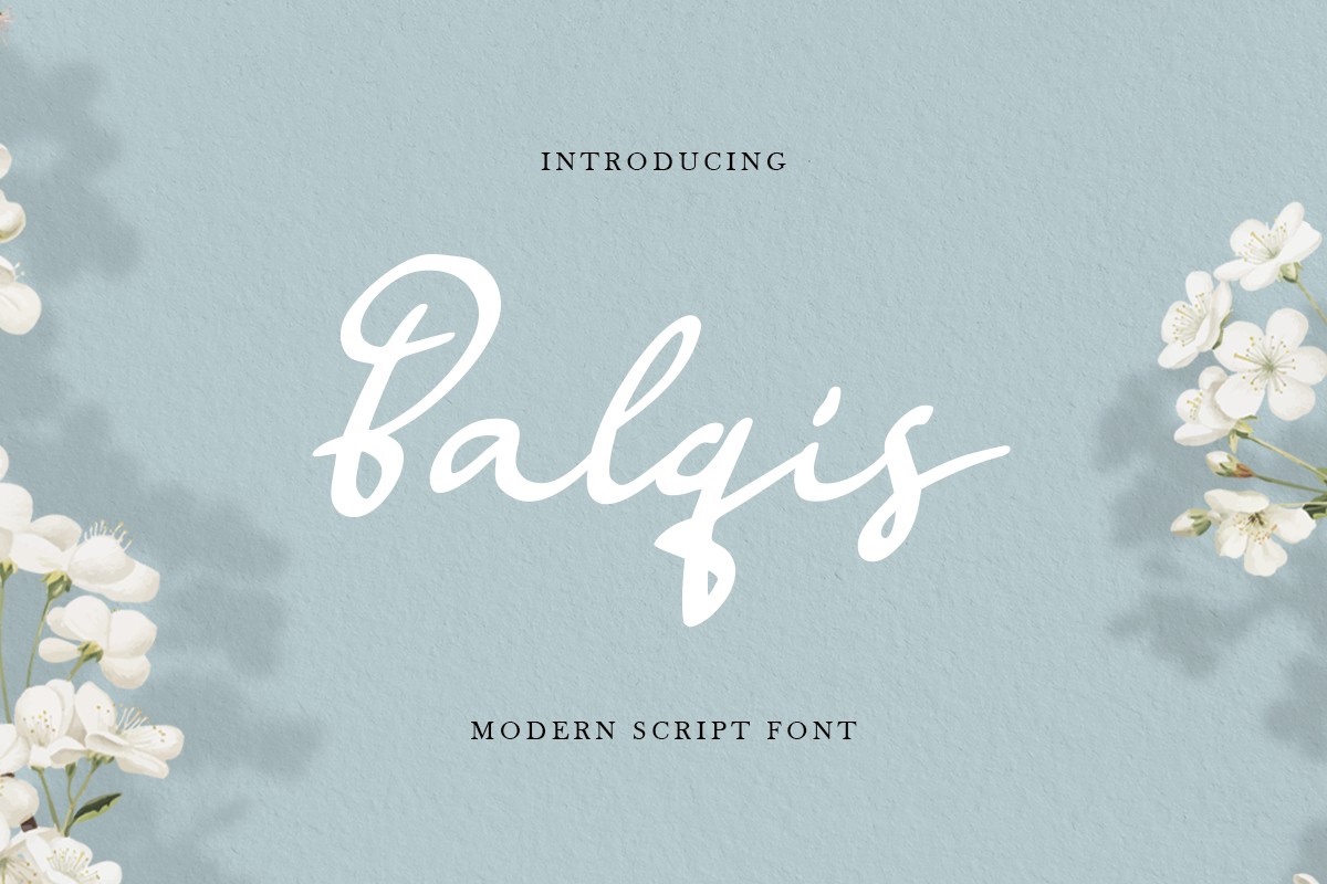 Schriftart Balqis