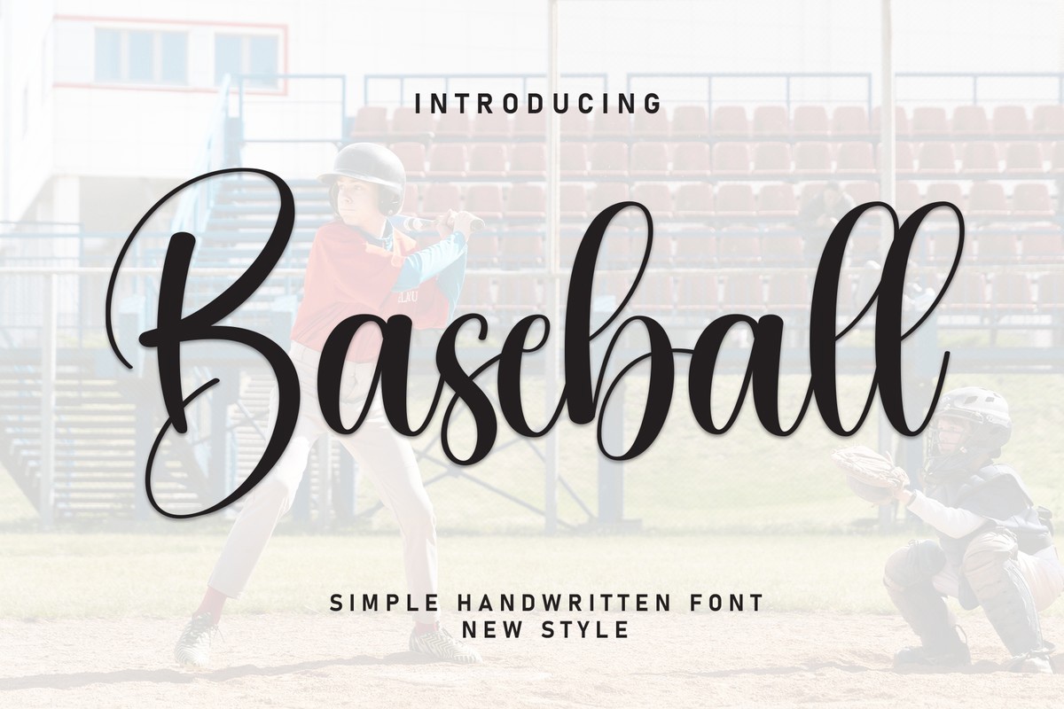 Schriftart Basebаll