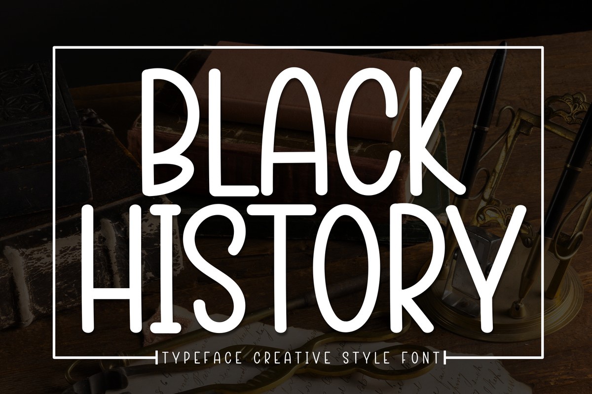 Schriftart Blаck History