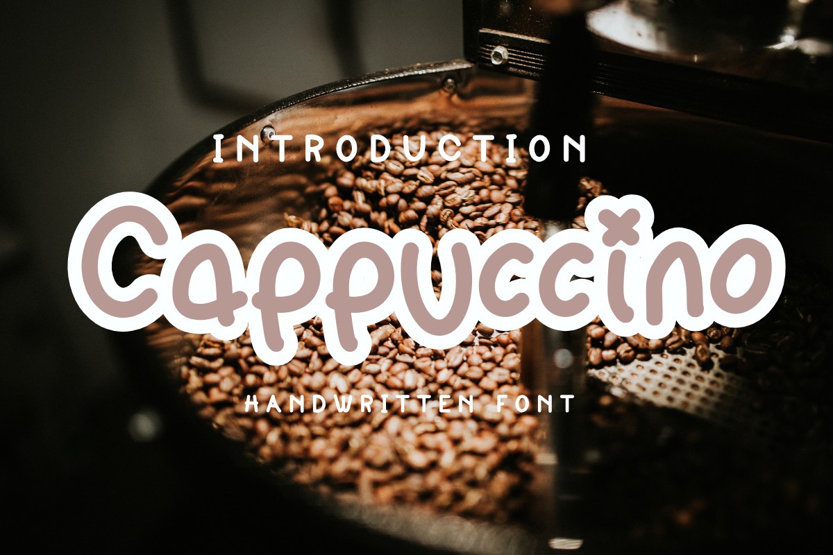 Schriftart Cappuccino