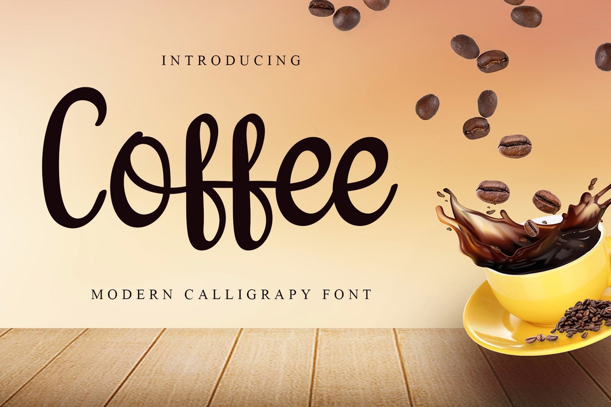 Schriftart Coffeе