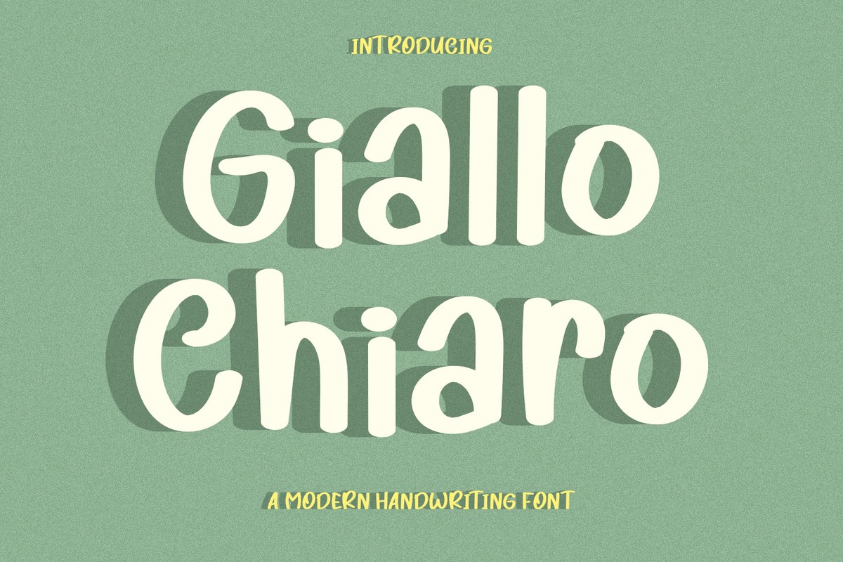 Schriftart Giallo Chiaro