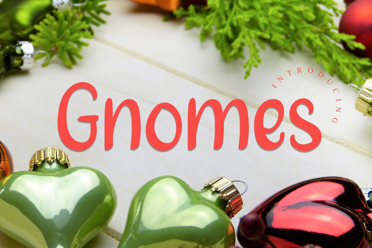 Schriftart Gnomes