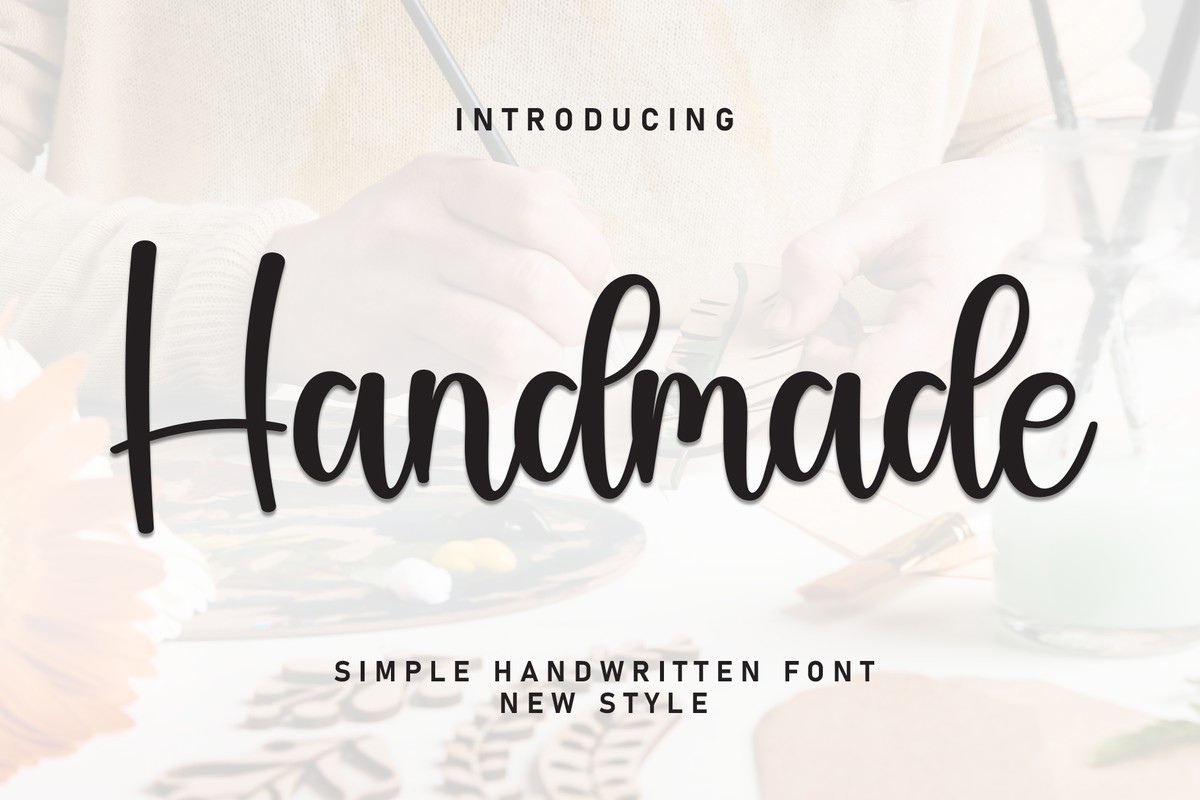 Schriftart Hаndmade