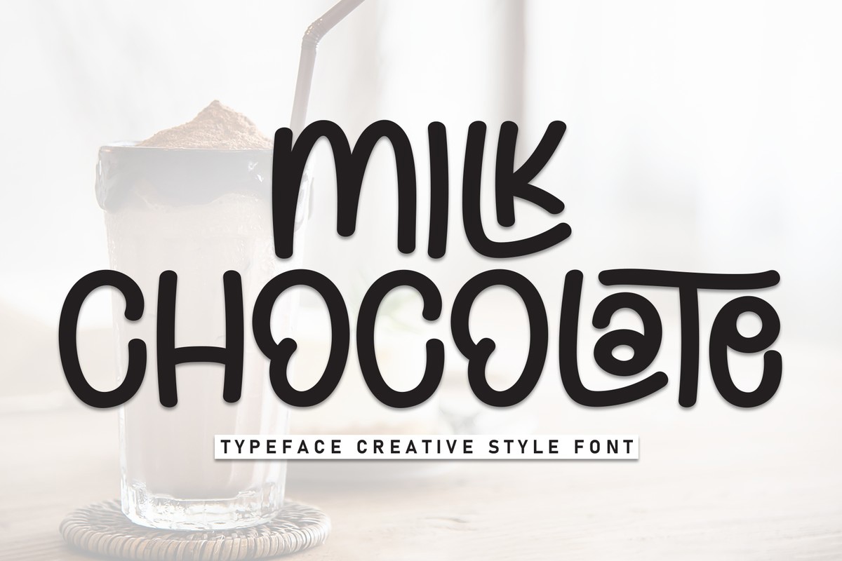 Schriftart Milk Chocolate