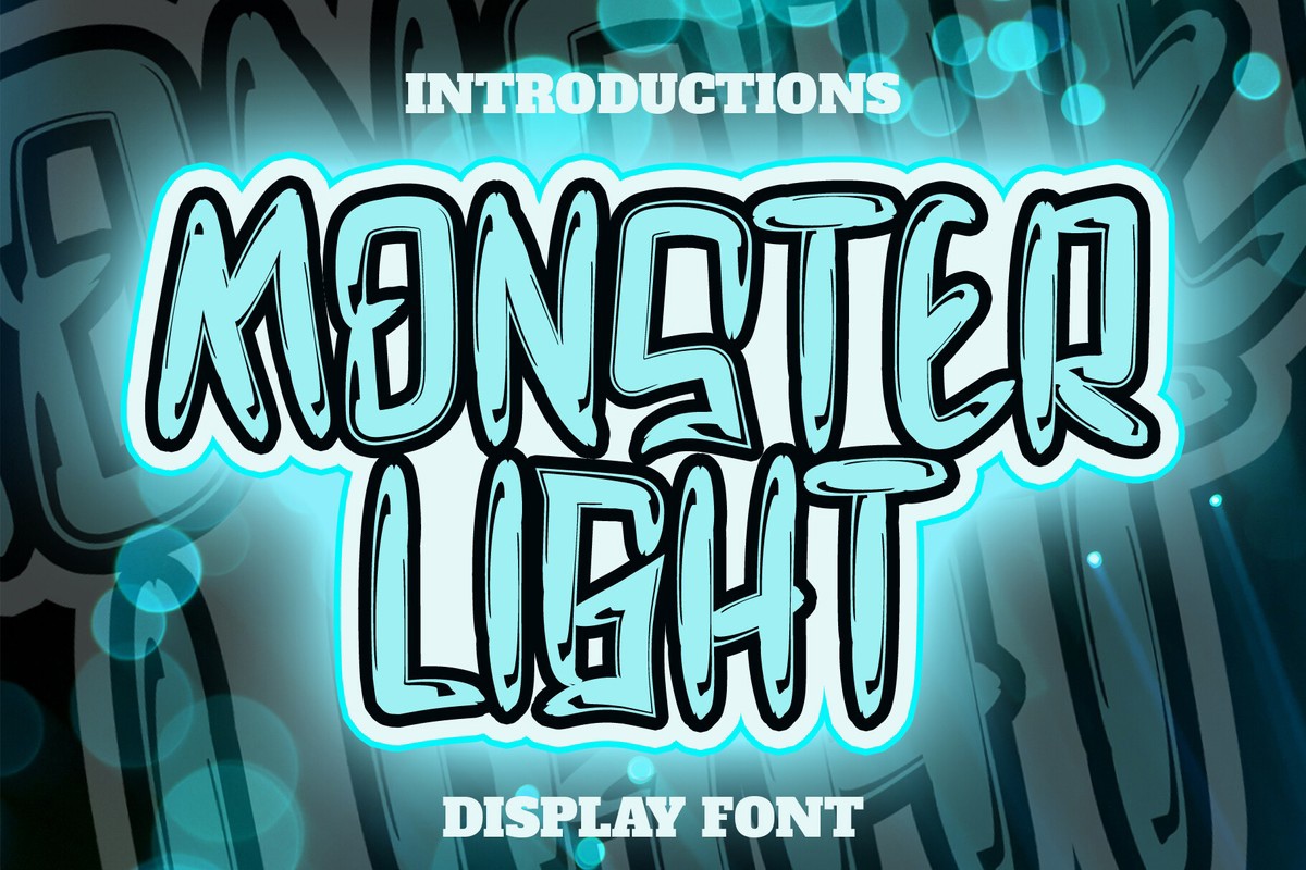 Schriftart Monsterlight