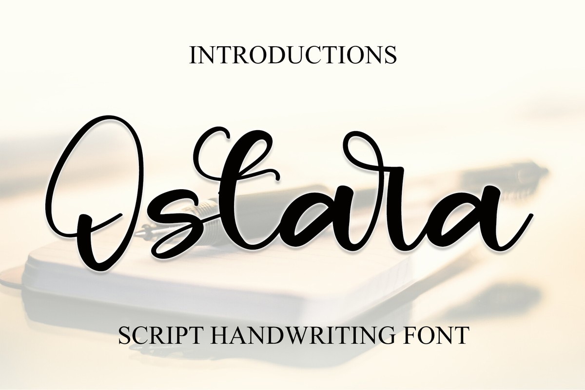 Schriftart Ostara