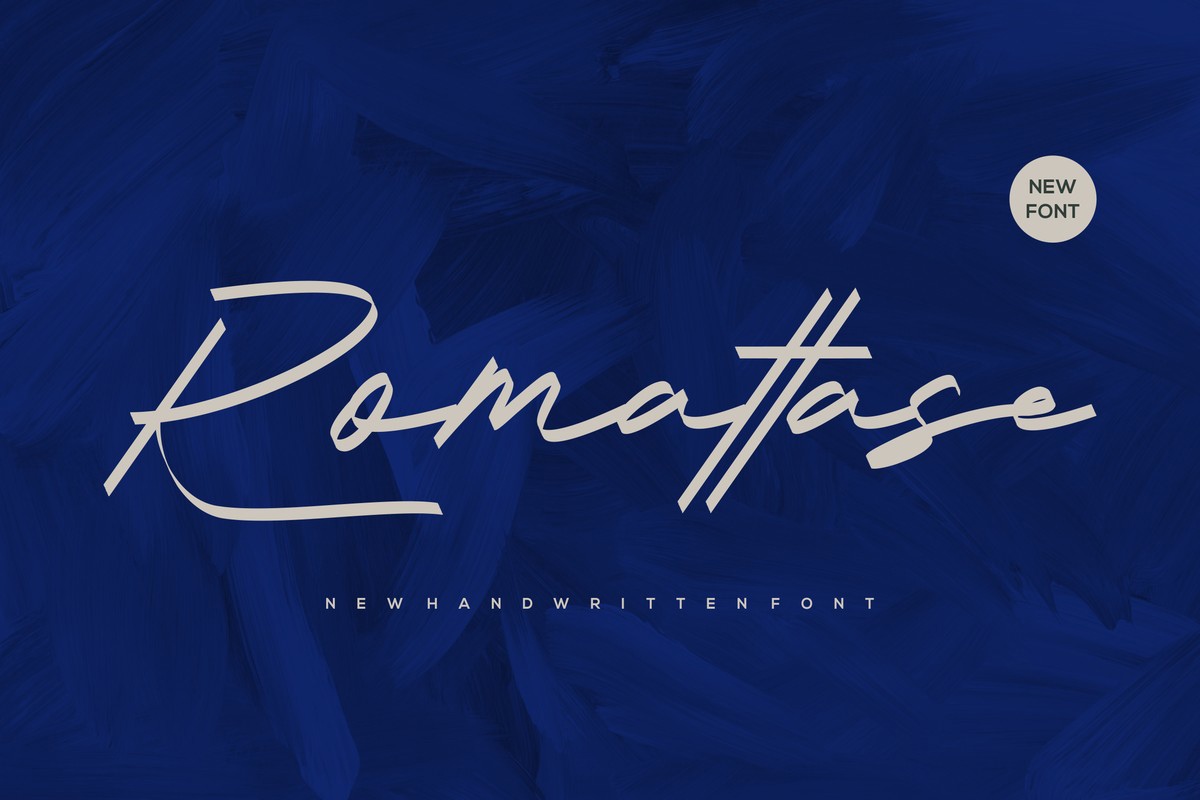 Schriftart Romattase