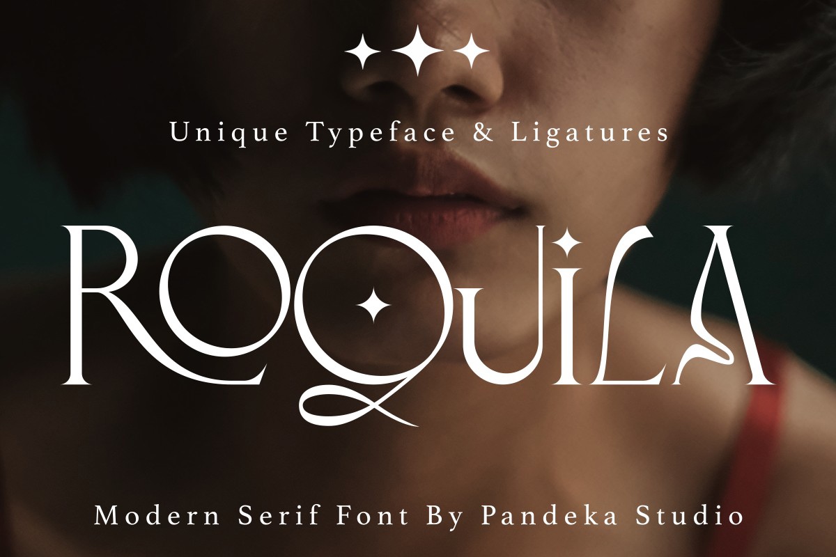 Schriftart Roquila