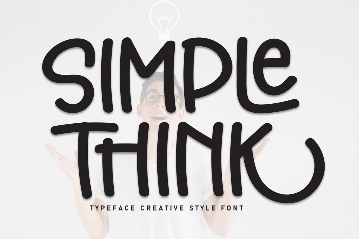 Schriftart Simple Think