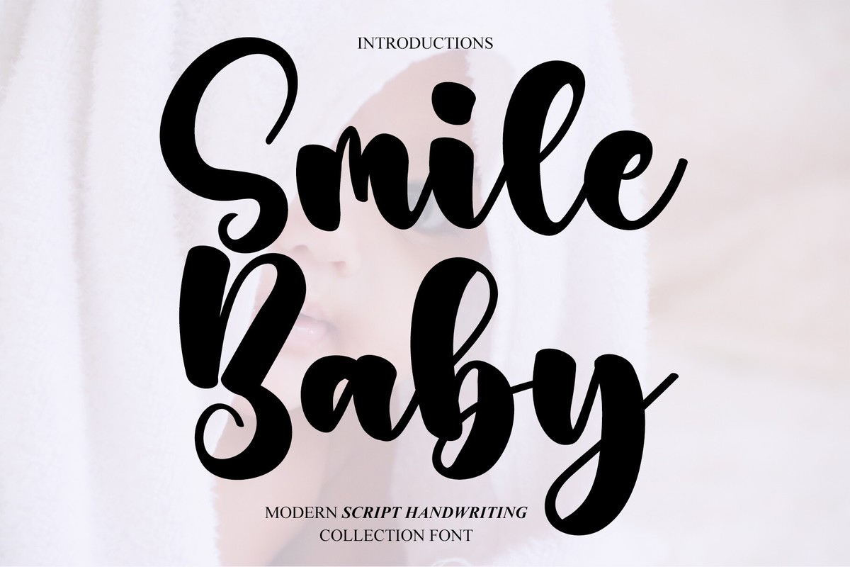 Schriftart Smile Baby