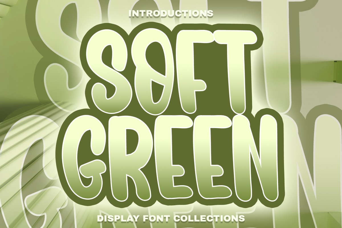 Schriftart Soft Green