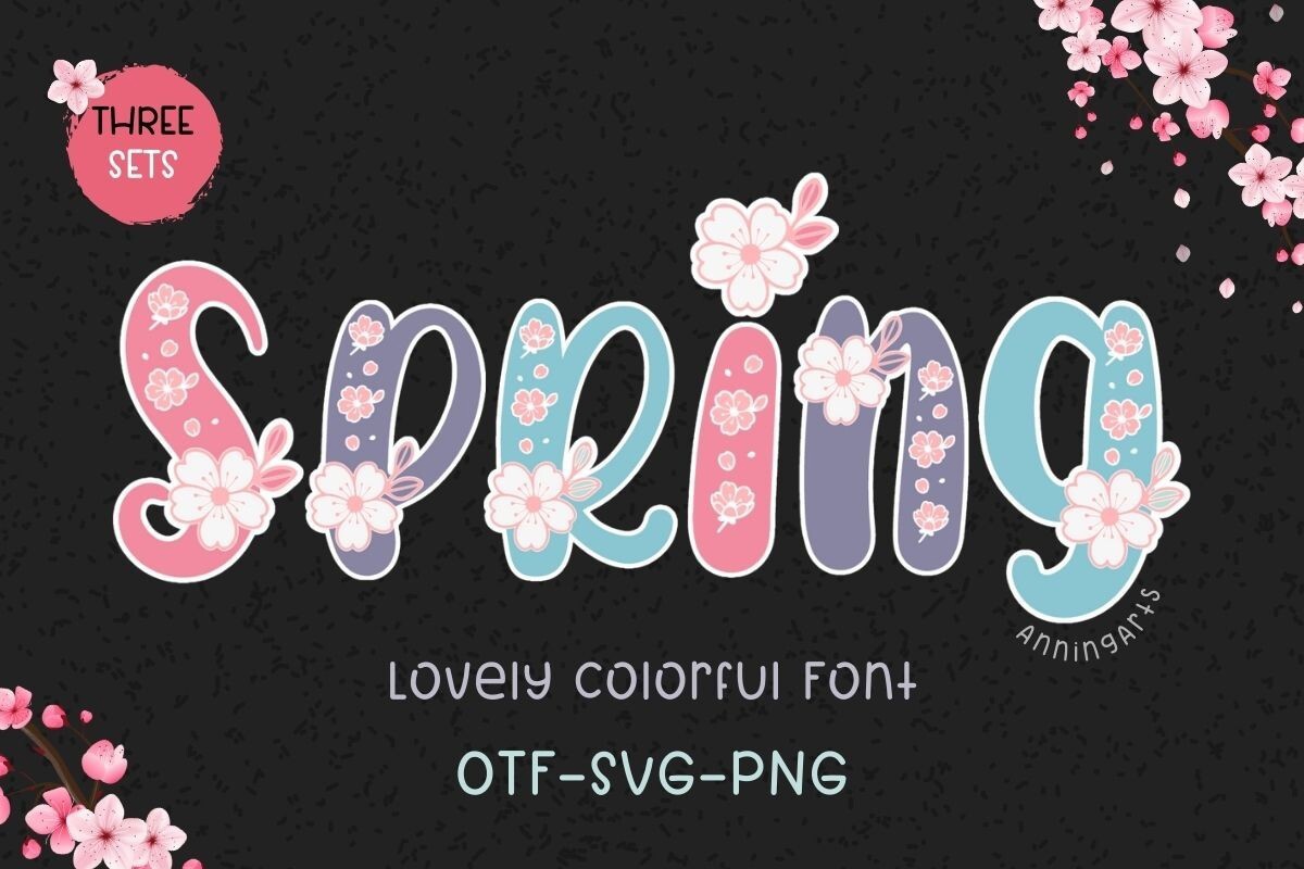 Schriftart Sрring