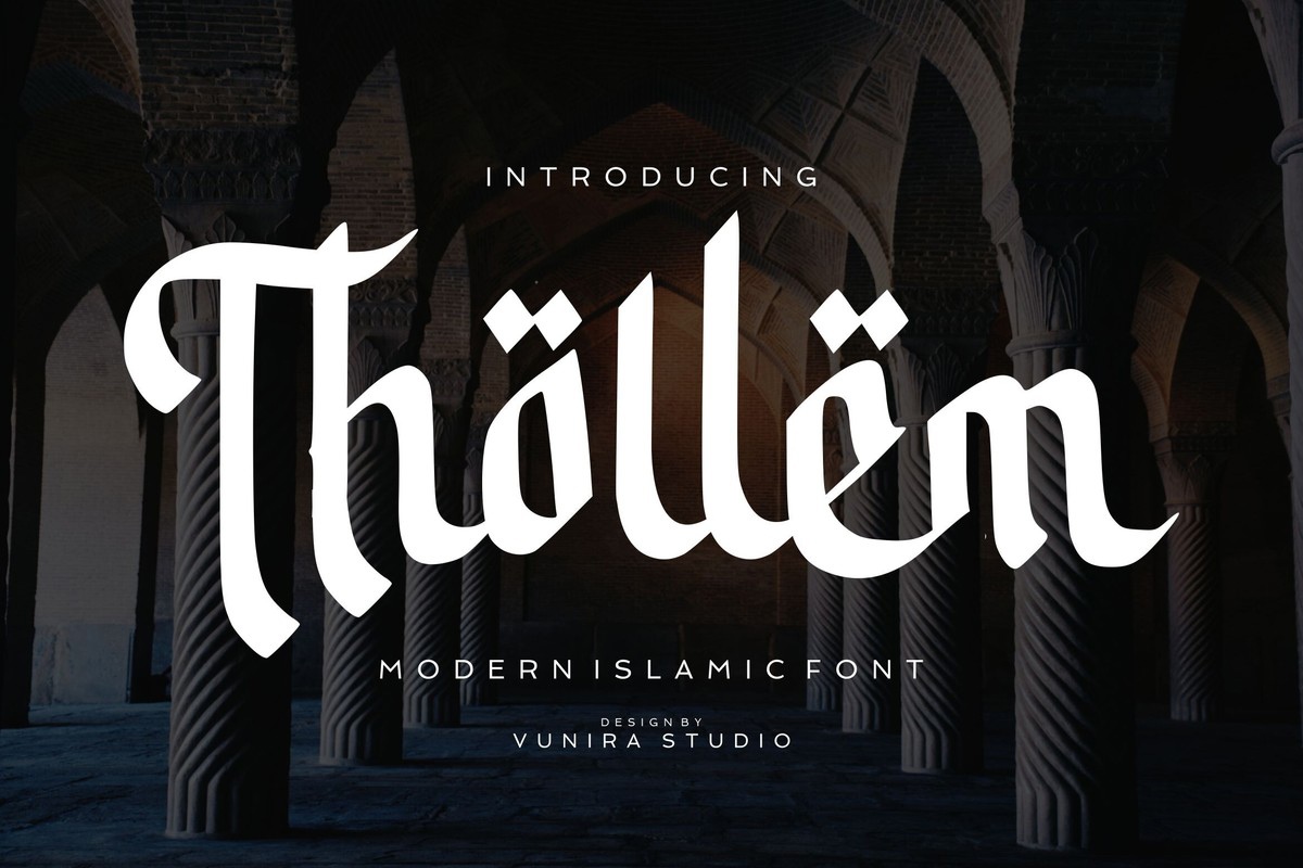 Schriftart Thollem