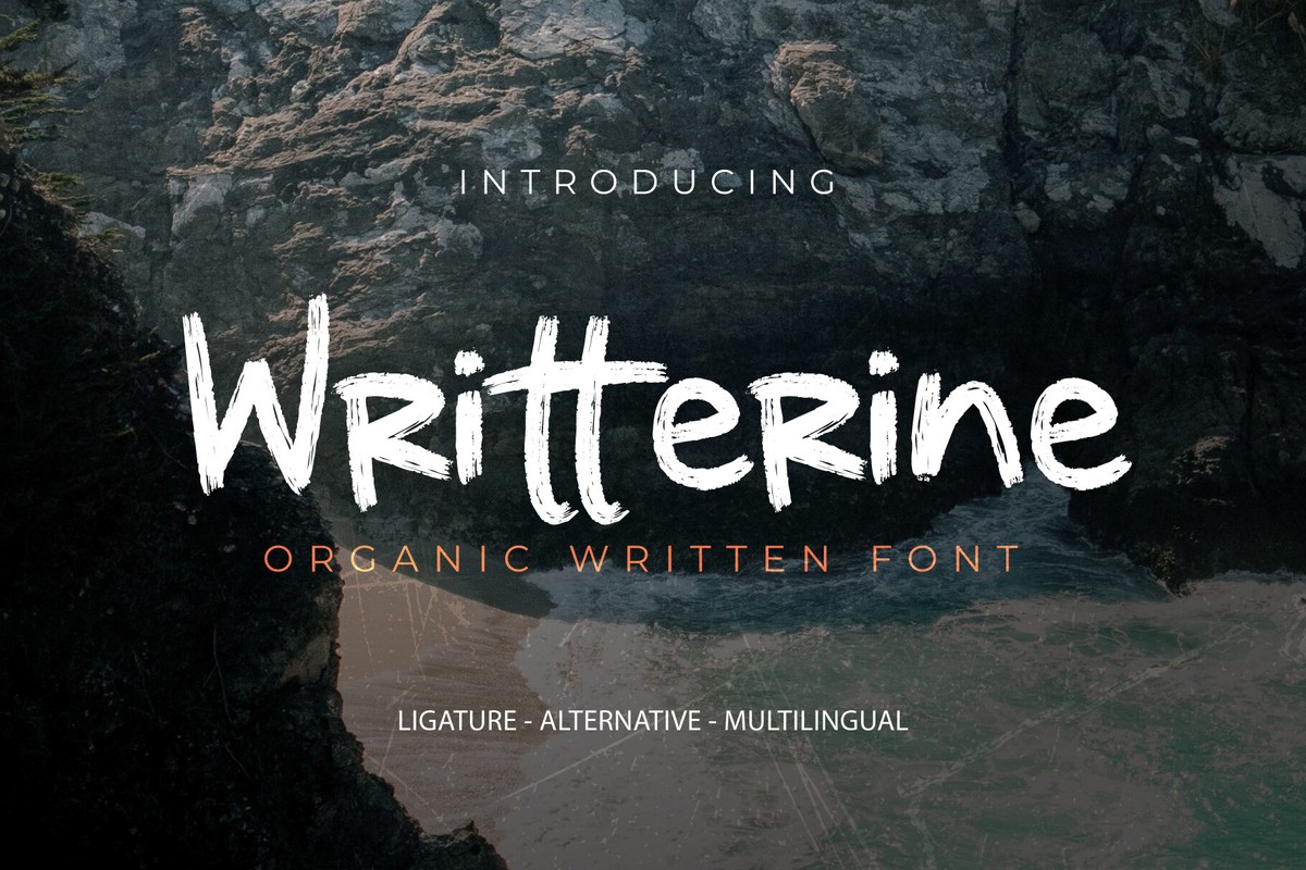 Schriftart Writterine