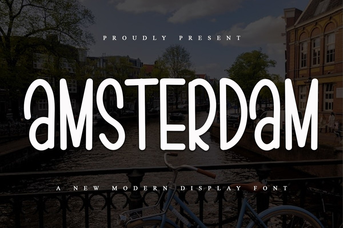 Schriftart Amstеrdam