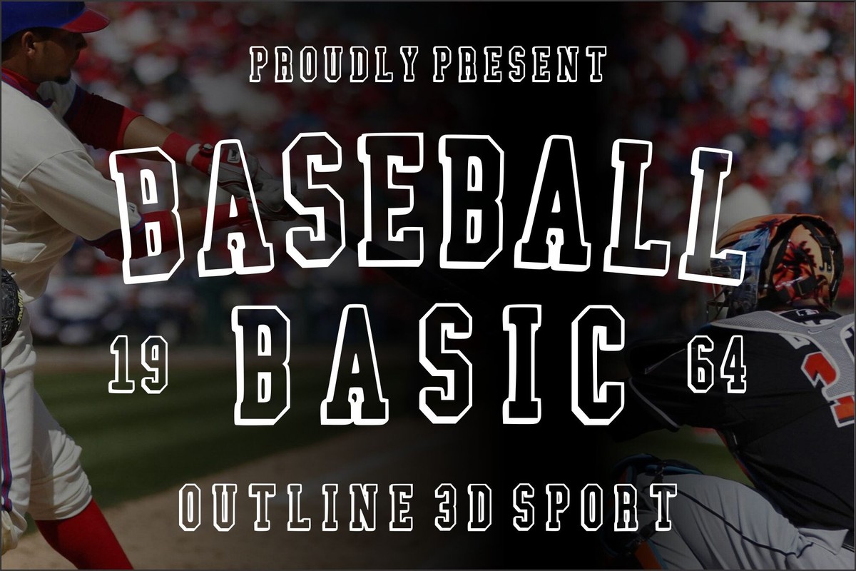 Schriftart Baseball Basic