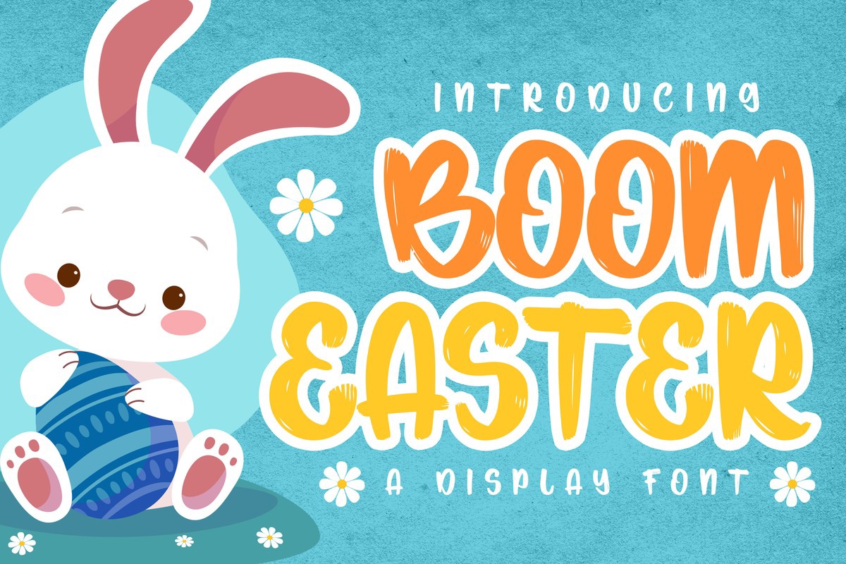 Schriftart Boom Easter