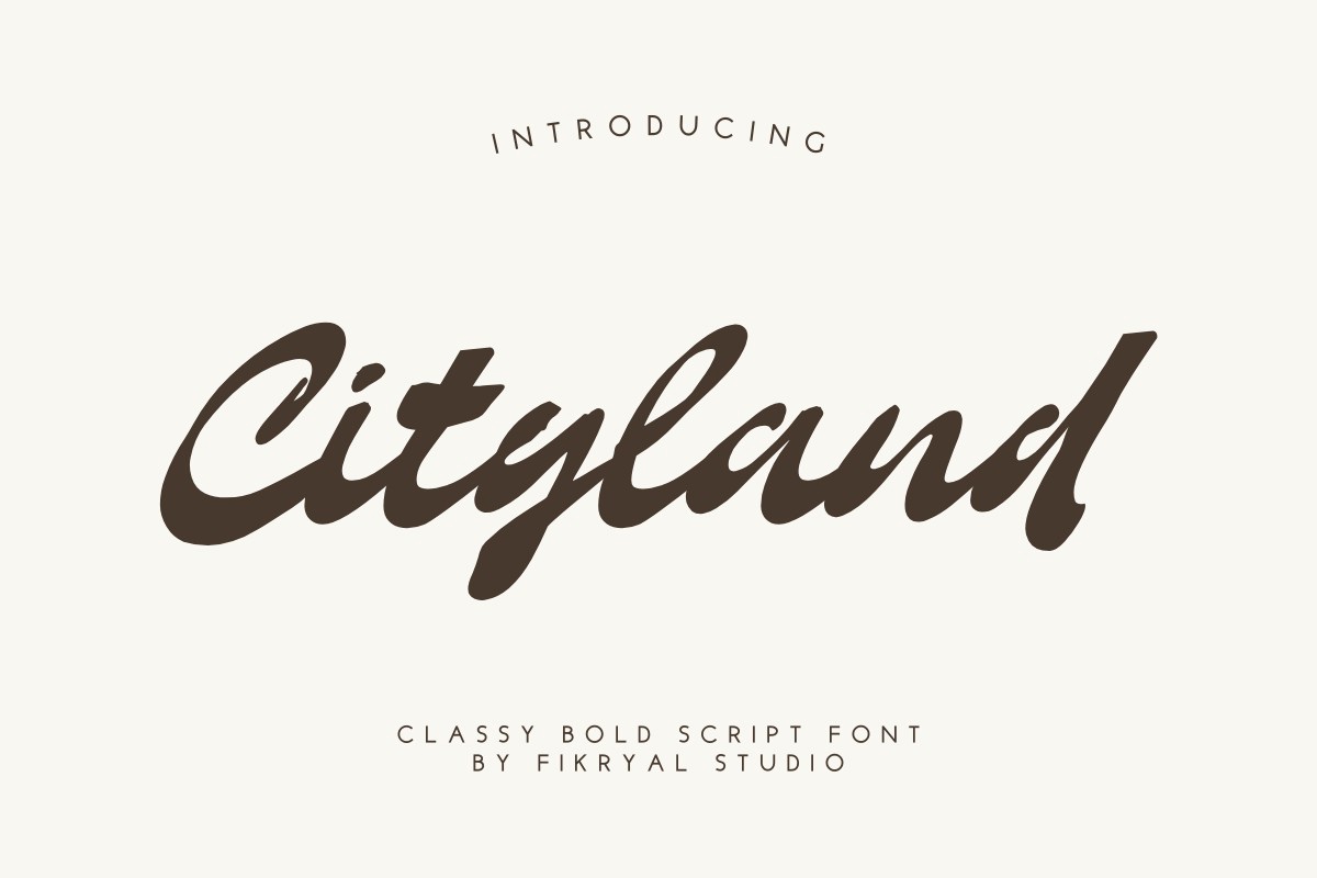 Schriftart Cityland