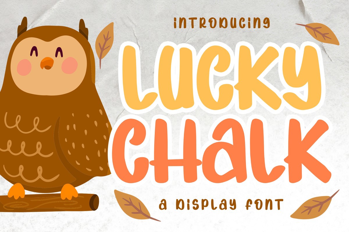 Schriftart Lucky Chalk