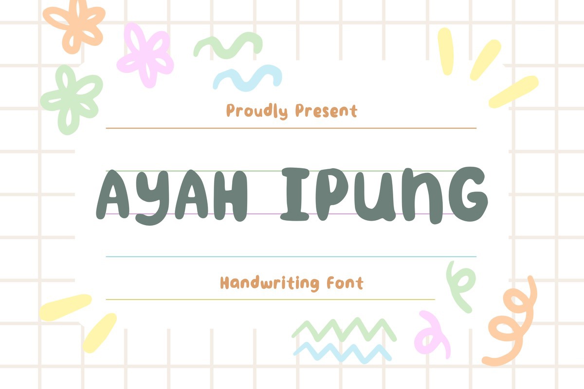 Schriftart Ayah Ipung