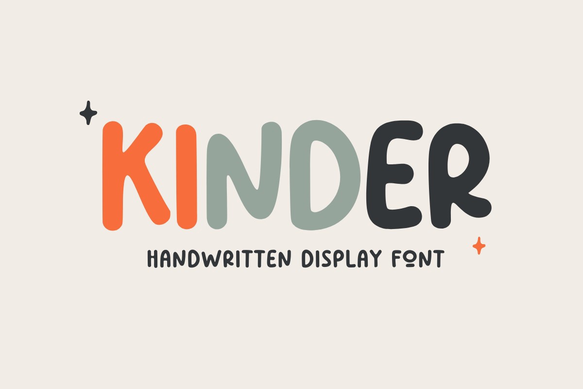 Schriftart Kinder