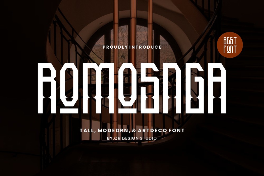 Schriftart Romosnga