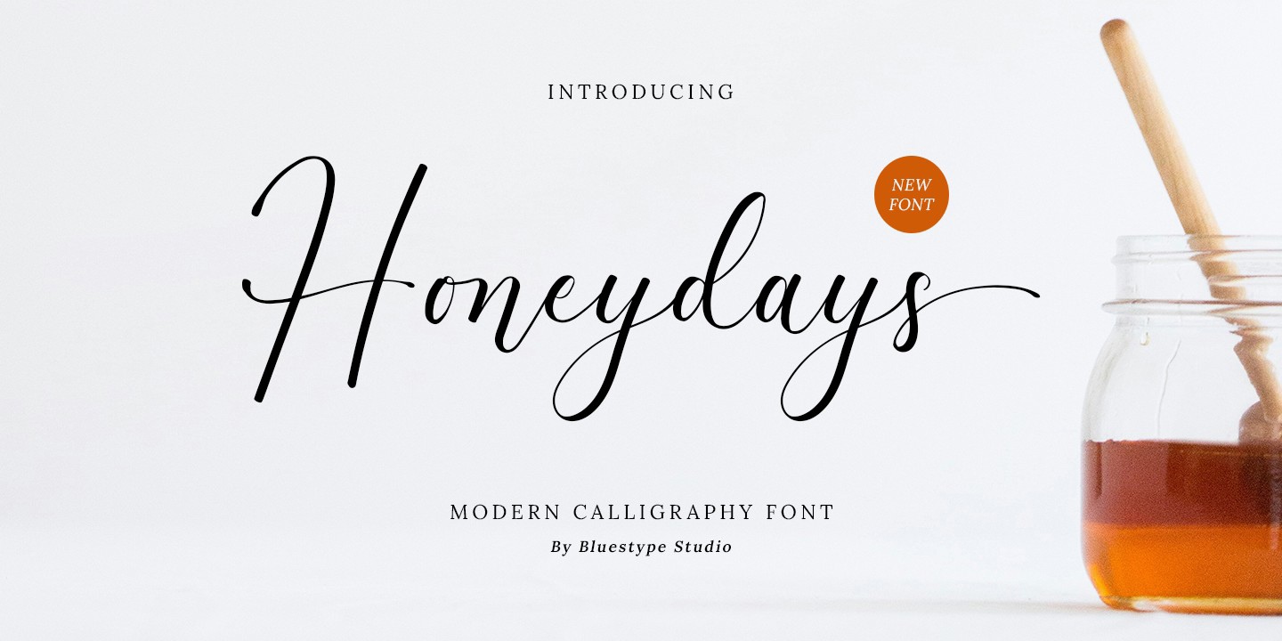 Schriftart Honeydays