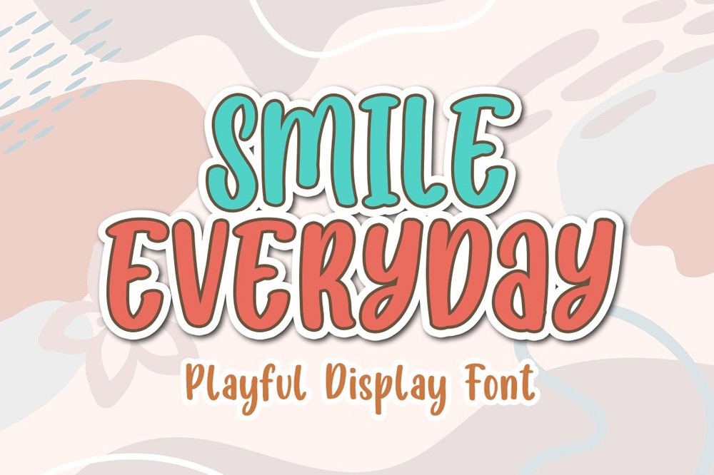 Schriftart Smile Everyday