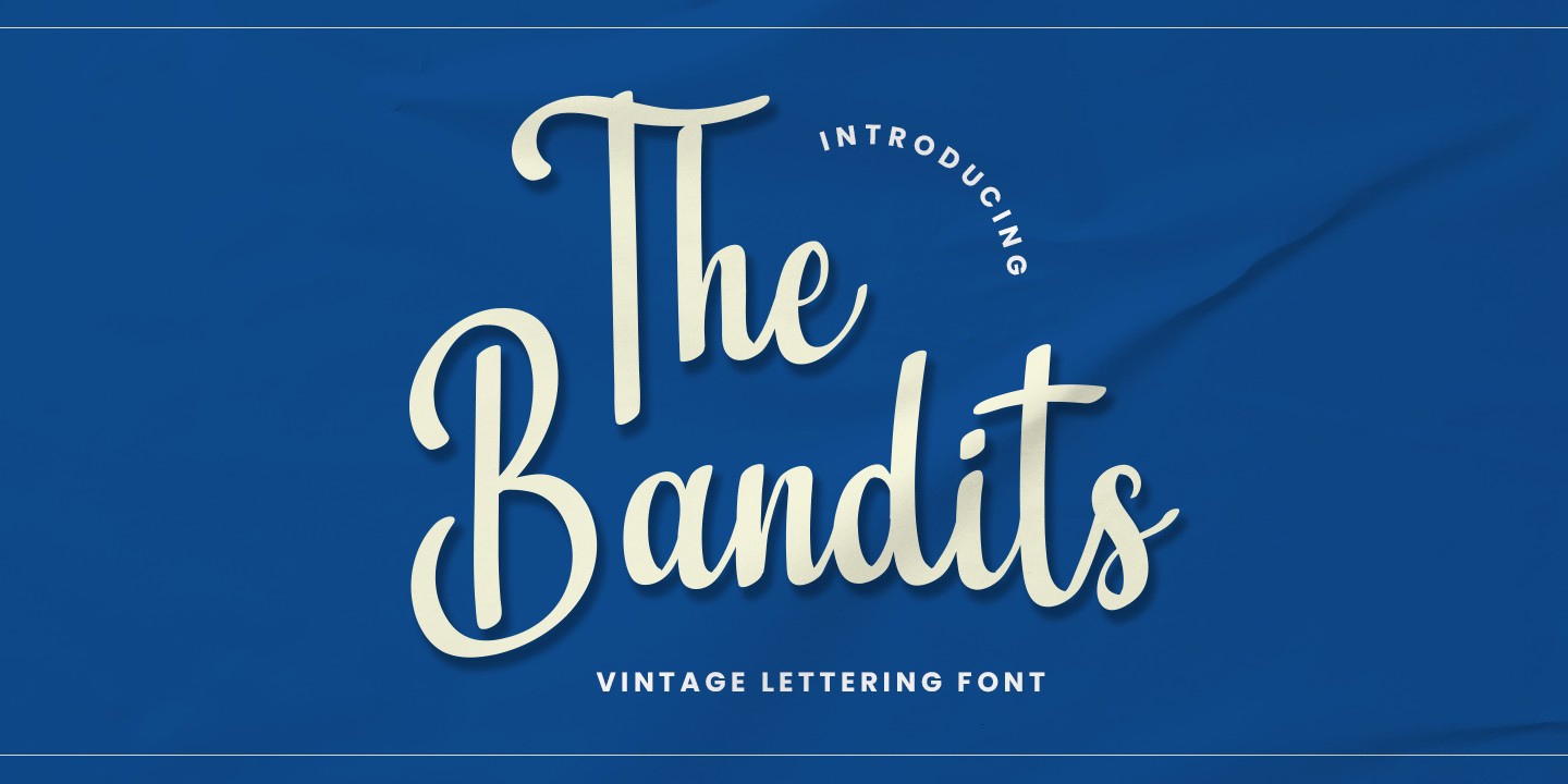 Schriftart The Bandits