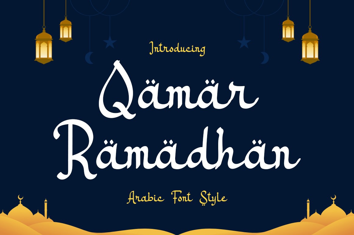 Schriftart Qamar Ramadhan