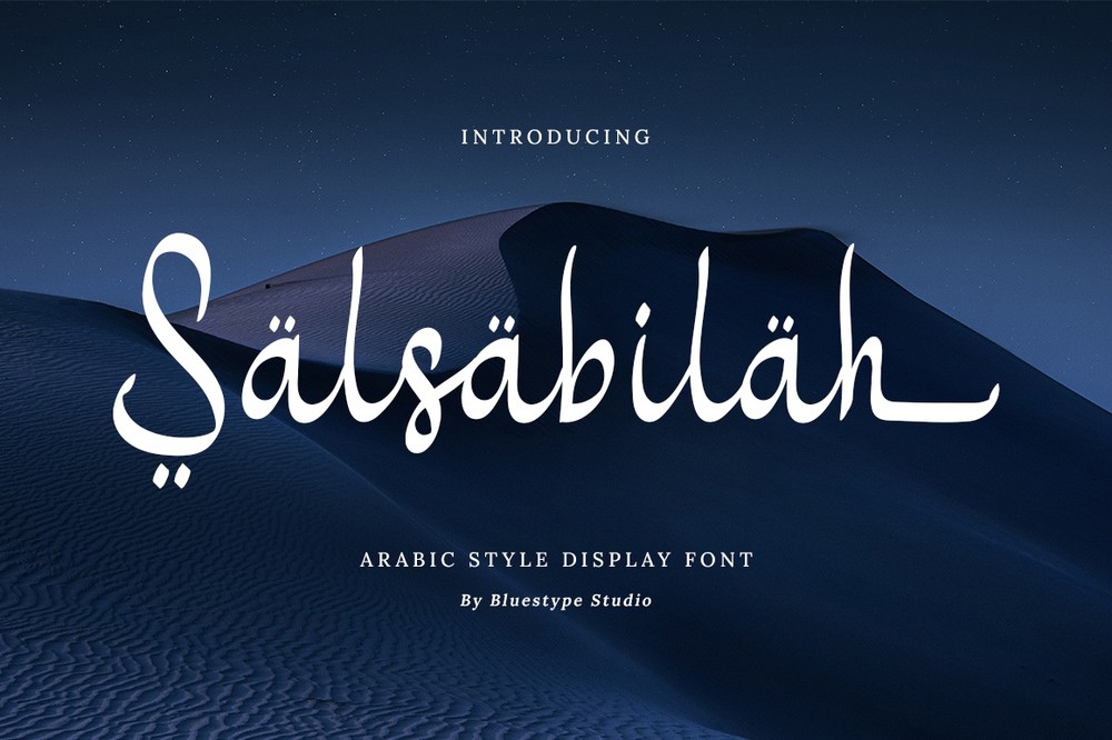 Schriftart Salsabilah