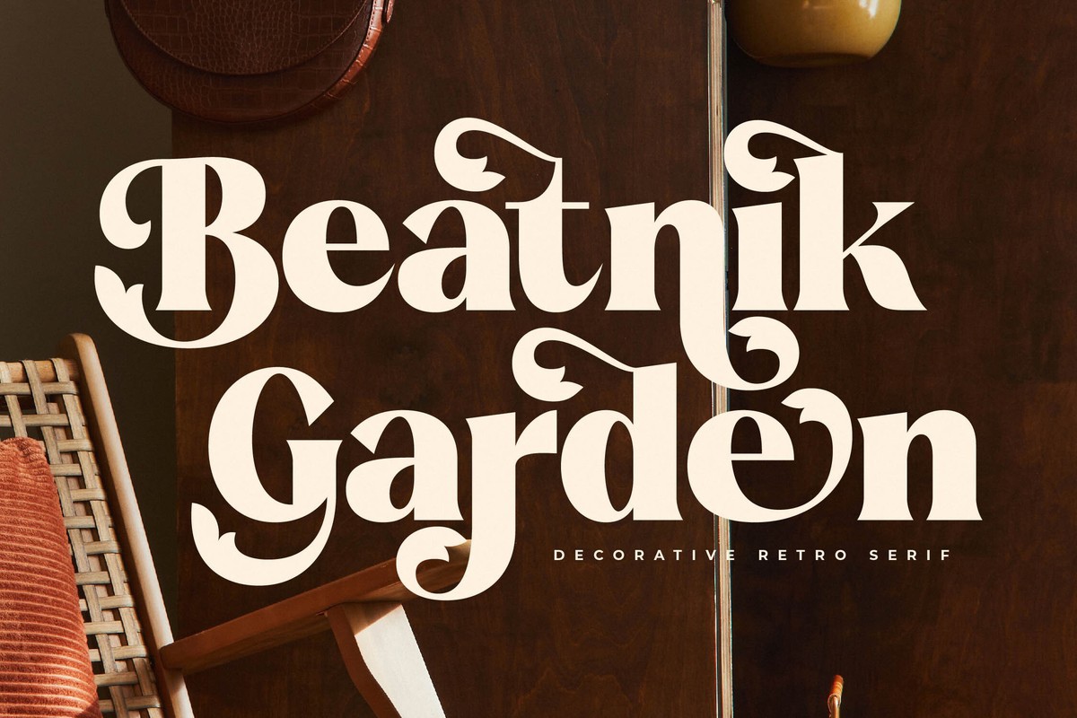 Schriftart Beatnik Garden