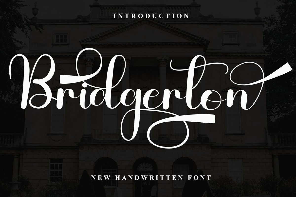 Schriftart Bridgerton