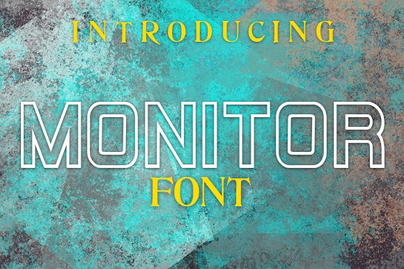 Schriftart Monitor