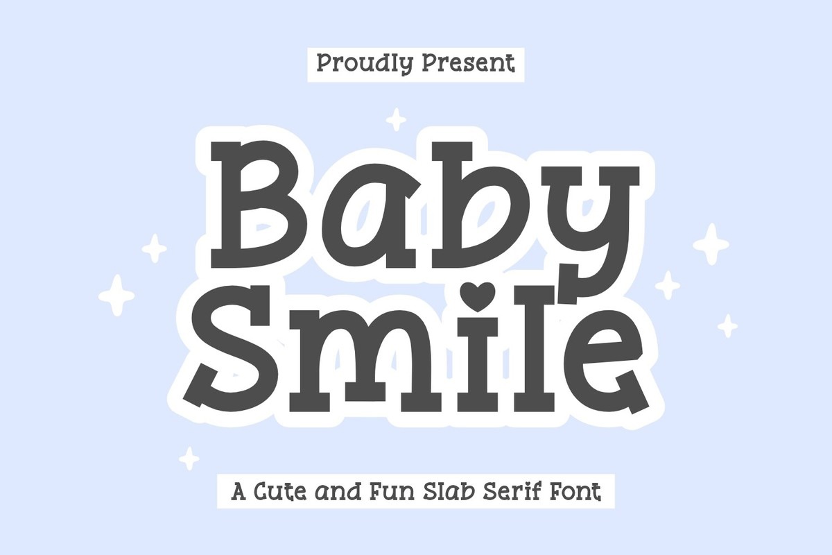 Schriftart Baby Smile