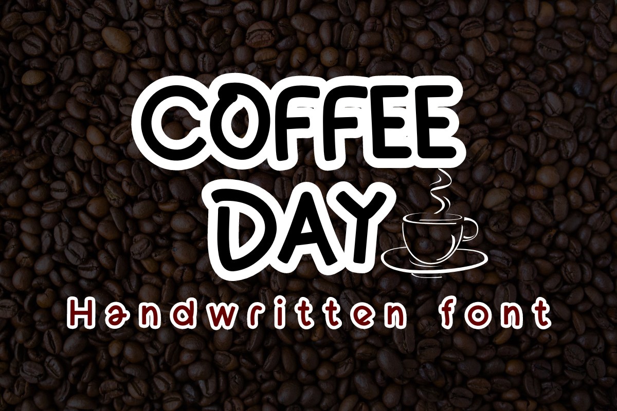 Schriftart Coffee Day