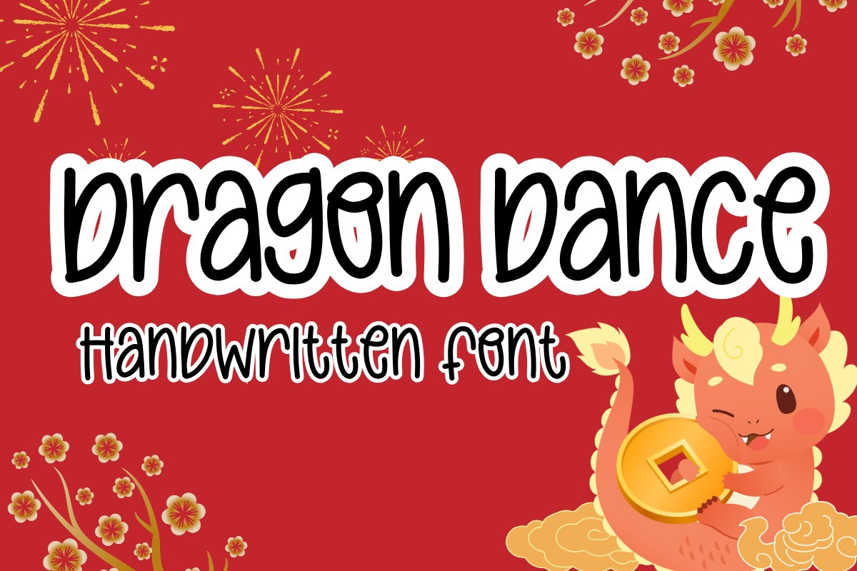 Schriftart Dragon Dance