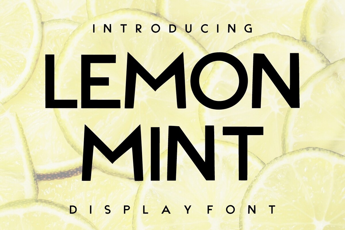 Schriftart Lemon Mint