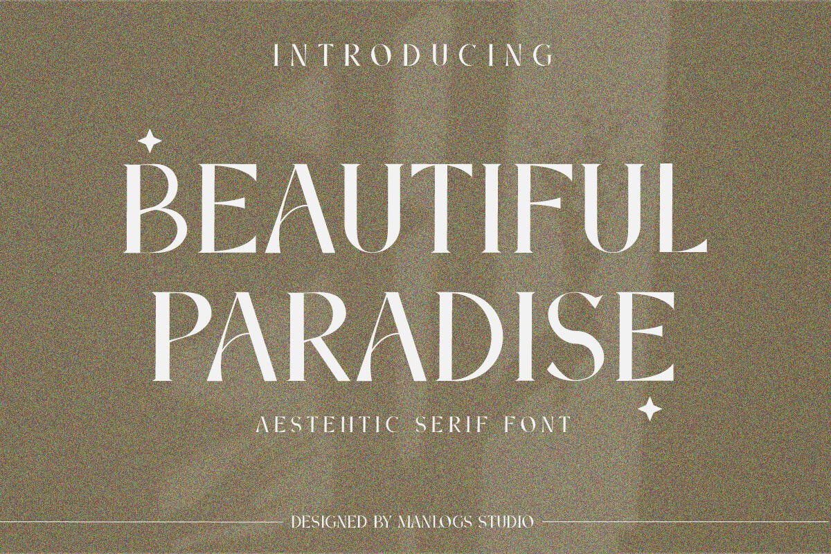 Schriftart Beautiful Paradise