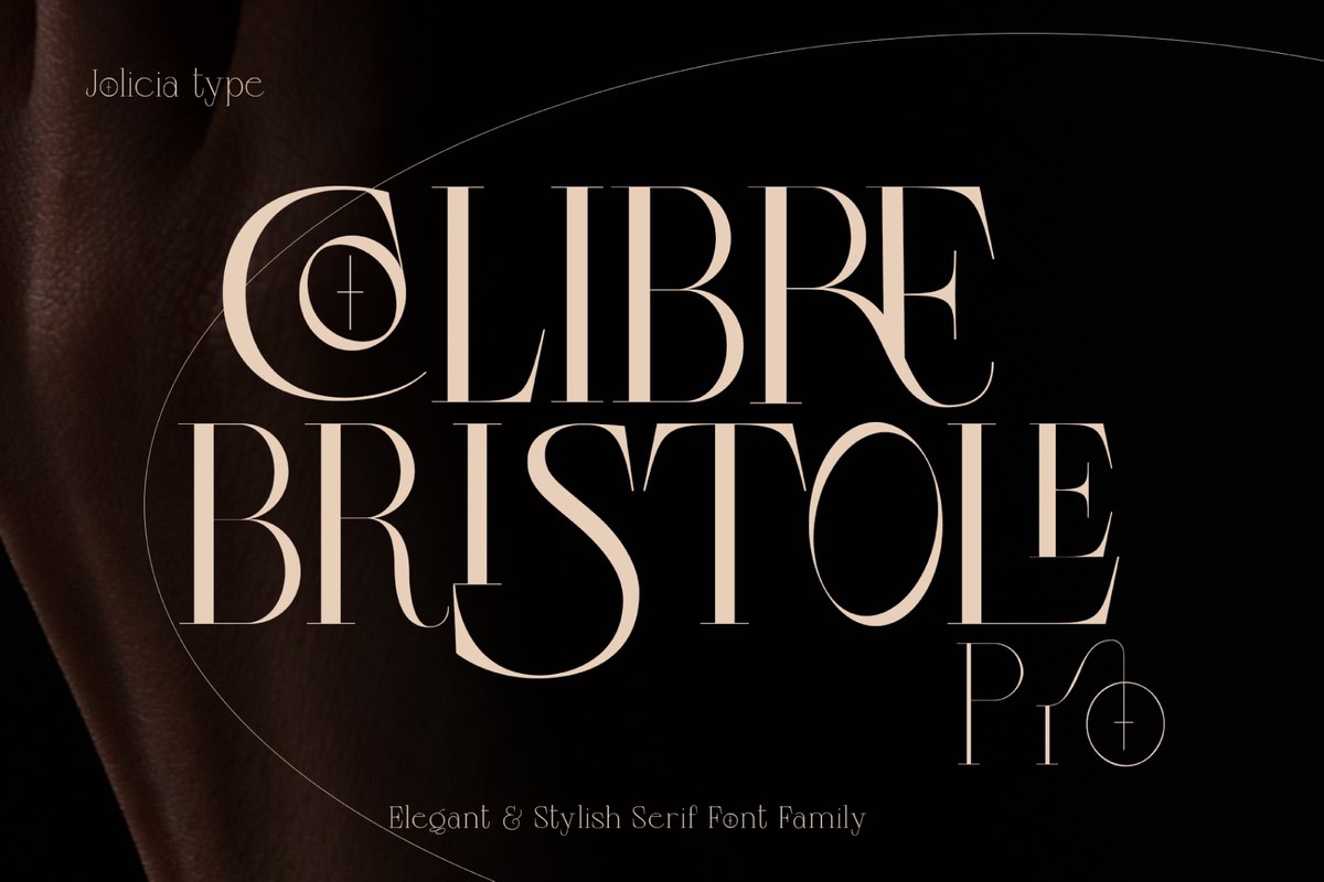 Schriftart Colibre Bristole Pro