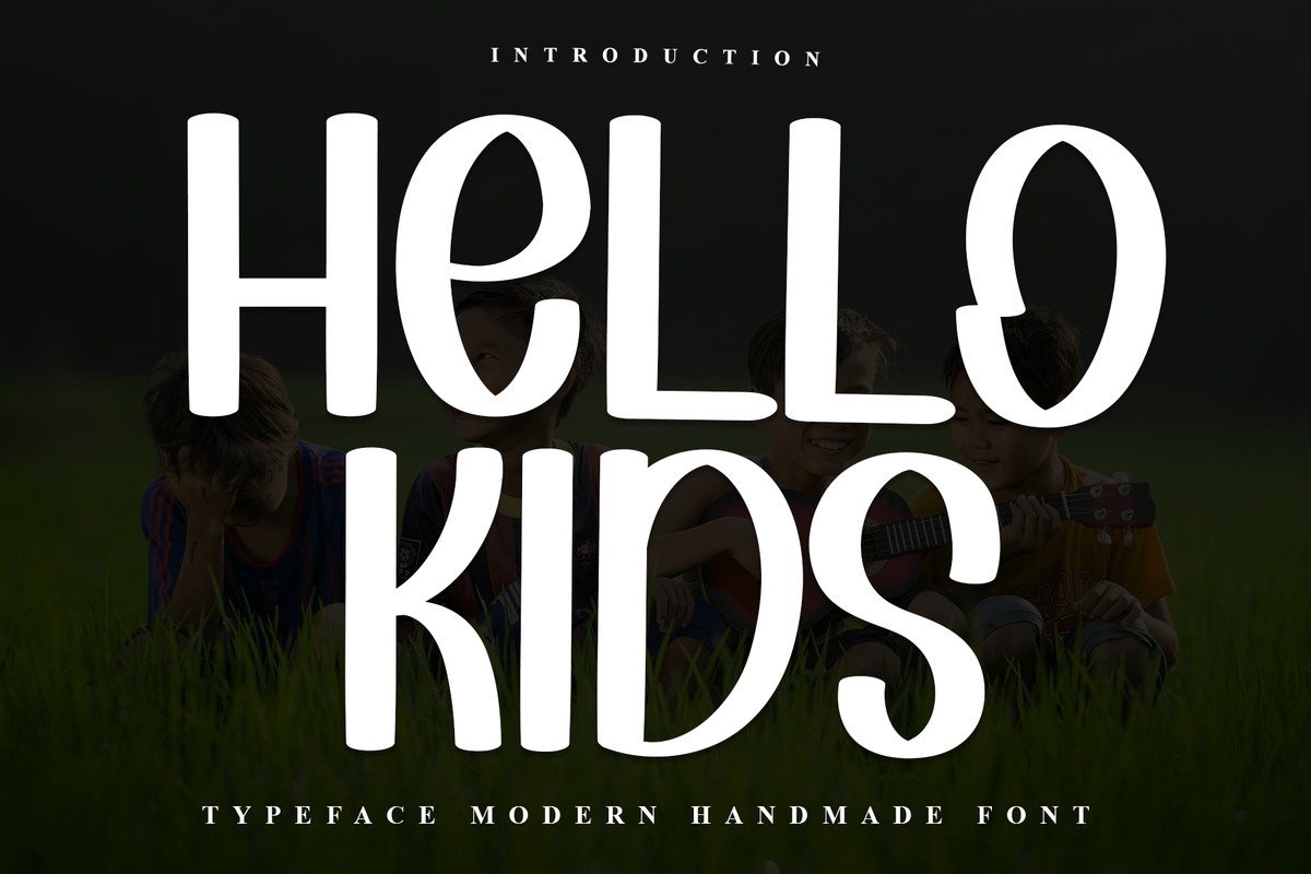 Schriftart Hello Kids