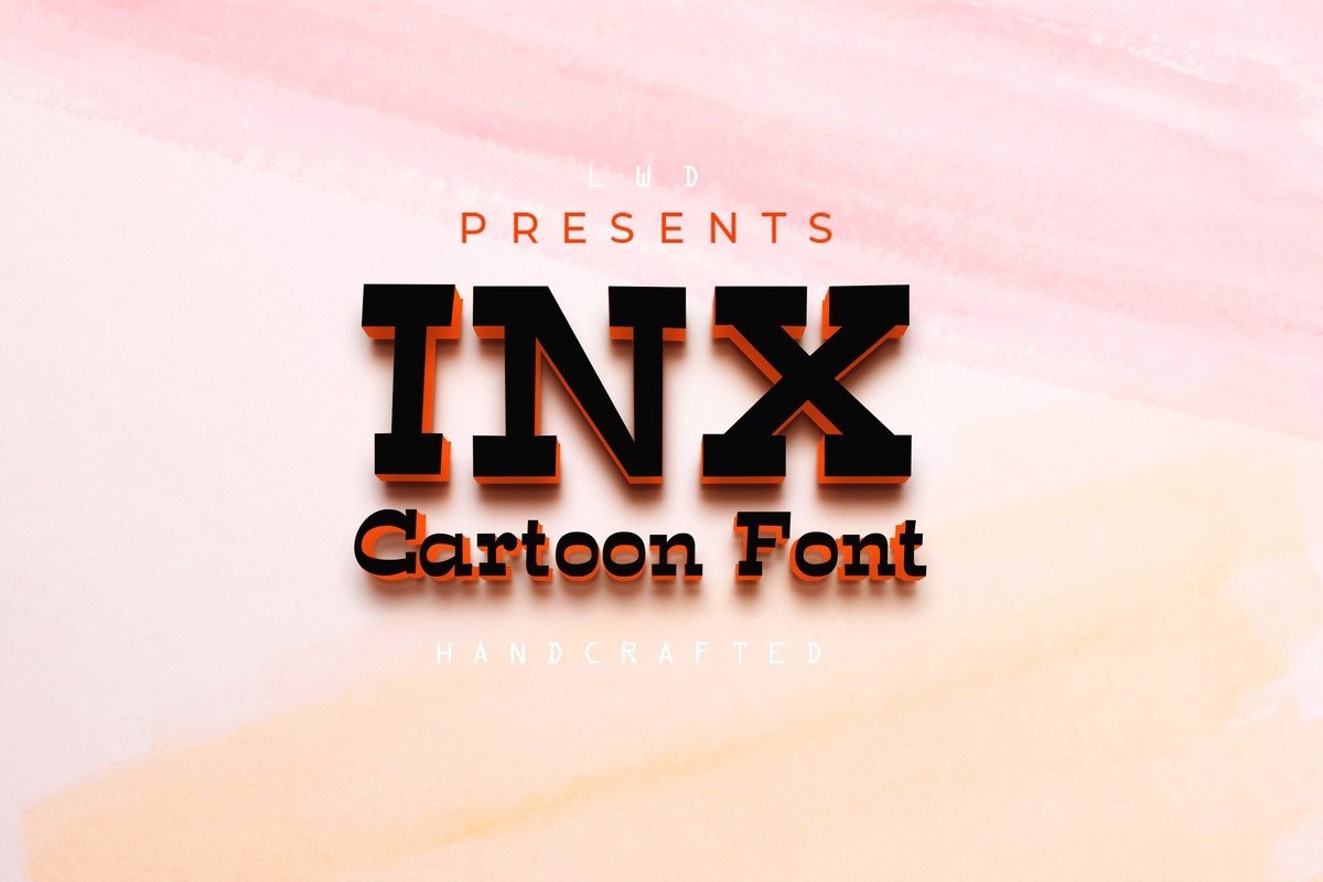 Schriftart Inx