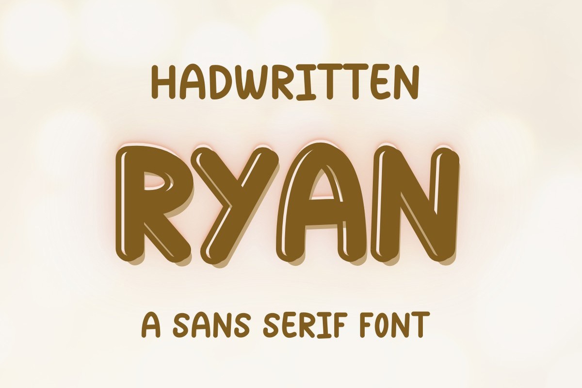 Schriftart Ryan