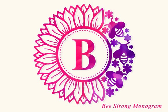 Schriftart Bee Strong Monogram