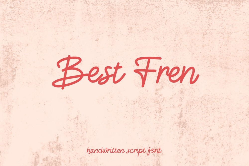 Schriftart Best Fren