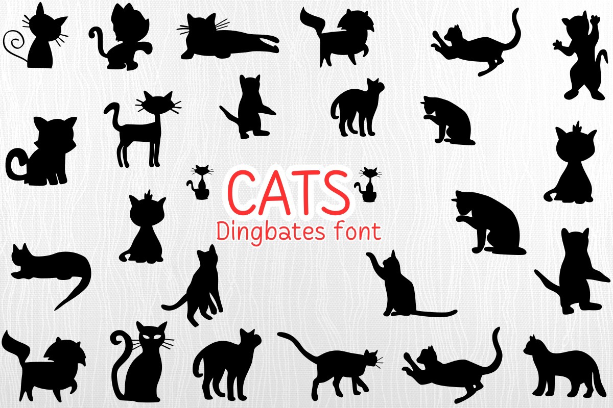 Schriftart Cats