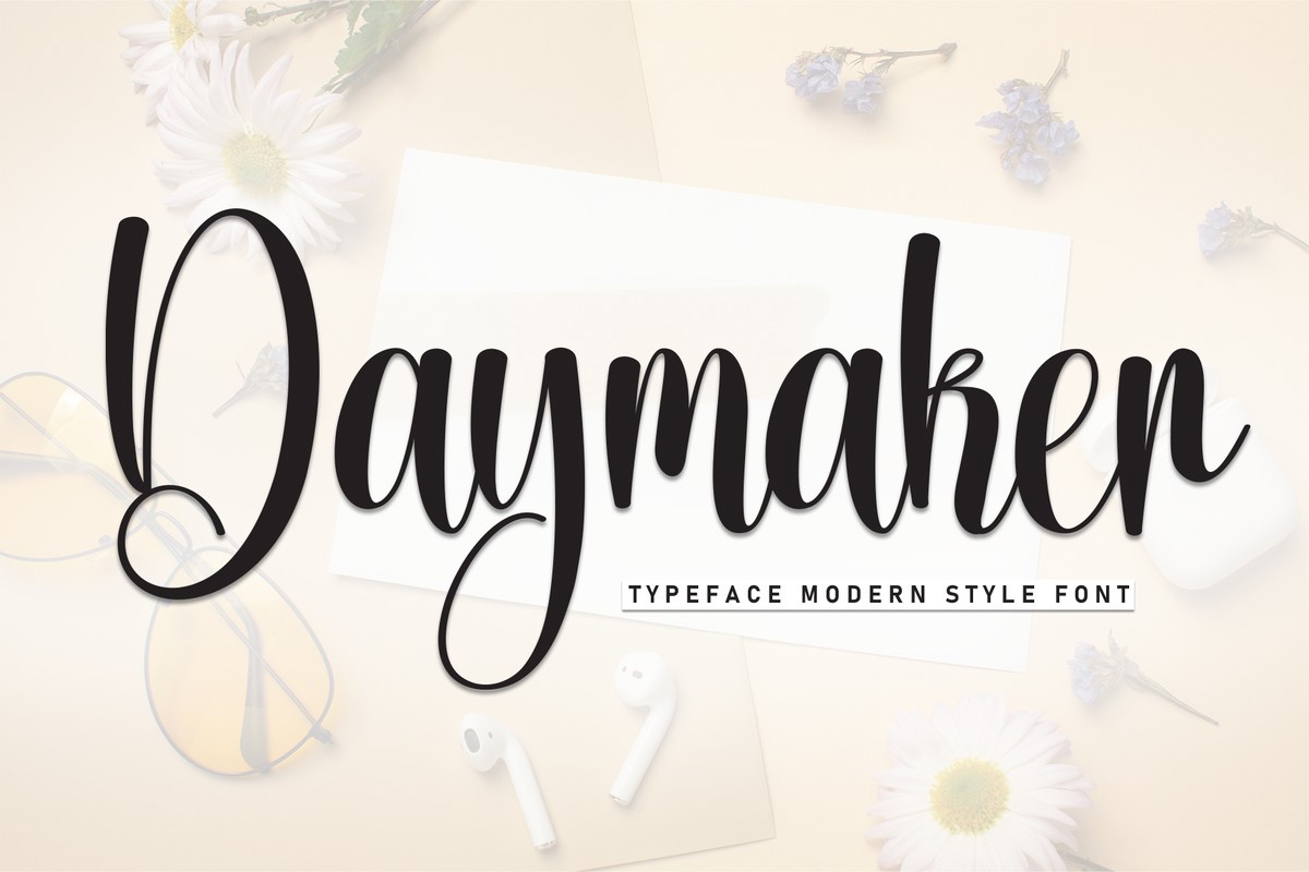 Schriftart Daymaker